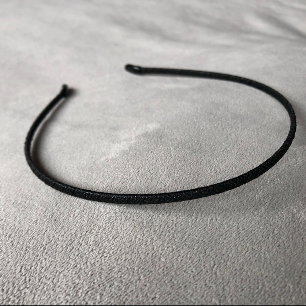 Black Sparkly Thin Headband ~ Brand New!